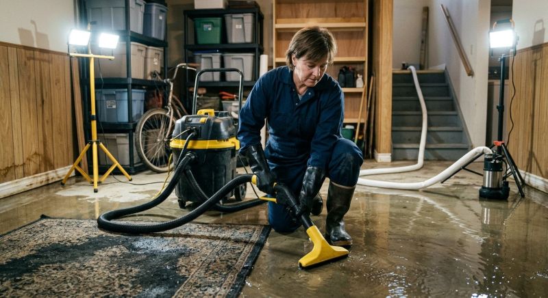Basement Water Removal in Mesa, AZ