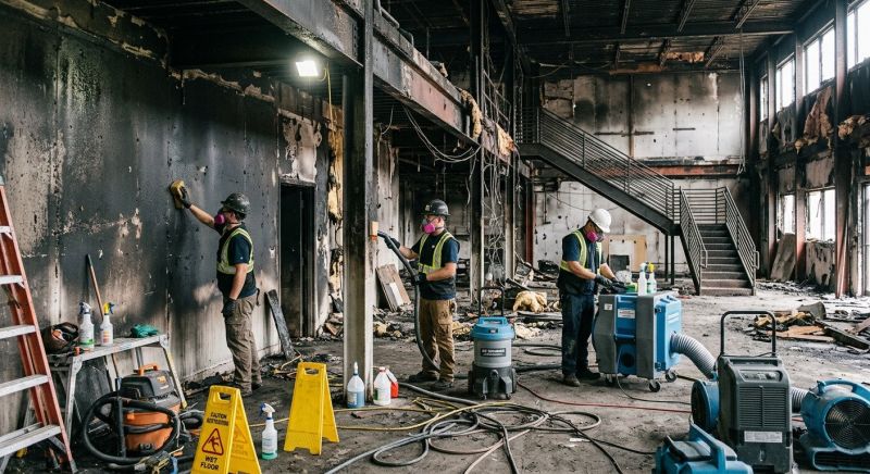 Commercial Fire Restoration in Napa, CA