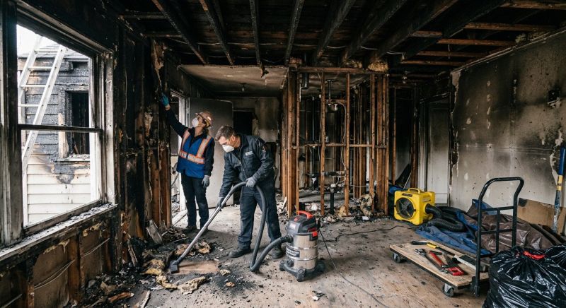 Fire Damage Cleanup in Santa Rosa, CA